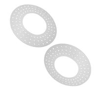 2 Pièces Cadre de Couronne Acrylique Circulaire Pré-percé | 2cm, Forme Ronde Plate, Format 25x25x0, Assemblage Facile, Fêtes et Occasions Saisonnières