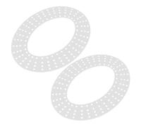 2 Pièces Cadre de Couronne en Acrylique Ovale Trous Prépercés | Forme Plate pour Décoration de Fête, Montage Rapide, à Suspendre ou Poser, pour Activités Familiales