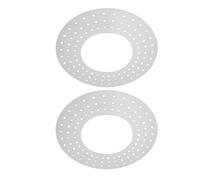 2 Pièces Cadre de Couronne en Acrylique, Rond, Pré-percé, 25cm | Fournitures de Loisirs Créatifs, Forme Circulaire Plate, Facile à Assembler, pour Mariage et Décoration