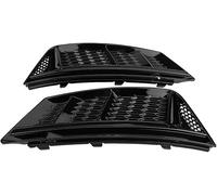 2 Pièces Cadre De Phare Antibrouillard pour A4 B9 2017-2018, Matériau ABS Grille de phare antibrouillard Caches Antibrouillard