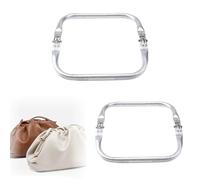 2 Pièces Cadre Tubulaire Interne Aluminium Tubulaire Charnière Interne Docteur Sac Cadre pour Bricolage Docteur Pochette Boulette Tapis Sac,Cadre en Métal de Sac à Main,Poignée de Sac à Main