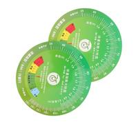 2 Pièces Calculateur de Roue Imc pour Suivi du Poids, Plastique | Outil de Suivi Imc, Usage Gym et Déplacement, pour Familles et Bureau, Calculs sans Manuel