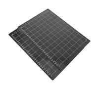 2 Pièces Cale de Coupe Magnétique Noire à Grille | Alignement Précis, Compatibilité, Absorption Puissante, Fond Contrasté, Caoutchouc Souple