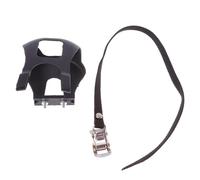 2 Pièces Cale-Pieds de Vélo Antidérapants avec Sangles Fixes | Réglage de Sangle, Résistance à L’usure, Maintien du Pied, Accessoires Nécessaires pour Pédale