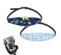 2 Pièces Cale Tete Enfant Voiture,Repose Tete Voiture Enfant,Cale Tête Bébé Voiture,Réglable Maintien Têtes Siege Auto Enfants,Cale-Têtes pour Sièges Autos,Accessoire Holder Bandeau Sécurité de Voyage