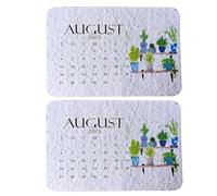 2 Pièces Calendrier De Grai-nes À Planter 2025 - Calendrier Plantable De 12 Mois,Calendrier En Papier À Grai-nesde Germination Dégradables Qui Fait Pousser Des Fleurs Sauvages Pour Organiser