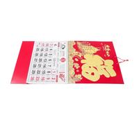 2 Pièces Calendrier Mural Chinois 2027 Signe du Bouc