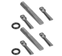 2 pièces cales de prise robustes séparateur de pierre outil de séparation de pierre de roche en acier rapide pour béton de marbre de granit 14mm 10.5x3.2 cm 294g