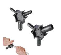 2 Pièces Calibreur pour Tubes Plastiques Composites en Aluminium Calibreur Ébavureur pour Tubes Multicouches pour Tubes Multicouches de Diamètres 16-20-25-32（Noir）