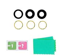 2 pièces Caméra Arrière de Remplacement avec Lentille en Verre Compatible avec iPhone 11 Pro, 11 Pro Max Len Verre pour Coque arrière écran de Rechange lentille Objectif AVEC Double Face Adhésif