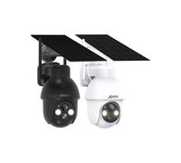 Vidéosurveillance Anran 2 pièces Caméra Surveillance 2K HD 3MP Panneau Solaire Extérieur sans Fil Détection PIR Compatible Alexa et Google Home