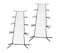 2 Pièces Canal de Drainage en Tissu pour Tente, Protection Pluie | Évacuation Non Électrique, Intégration Discrète, Extension Modulaire pour Auvents, Abris, Expositions et Déploiements