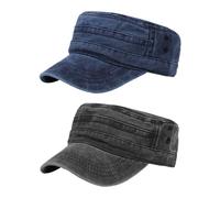 2 Pièces Capitre De Baseball En Jean, Casquette De Baseball Rétro, Accessoires Simples Et Décontractés, Chapeau De Soleil En Plein Air Et Accessoires De Tenue.