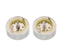 2 Pièces Capsule de Microphone à Condensateur Noyau Robuste 16mm | Suppression du Bruit Intégrée, Compatible Microphones Chant et Studio, Usage Home Studio et Terrain