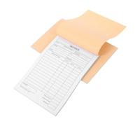 2 Pièces Carnet de Facture Tripli en Registre des Commandes | Gestion des Reçus des Petites Entreprises, Carnet de Livraison Duplicata, Planche Rigide
