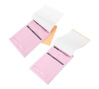 2 Pièces Carnet de Factures Tripartite, pour Commandes et Reçus | Papier Support Rigide, Copies Nettes et Lisibles, pour Photographes et Petites Entreprises, Rangement Facile