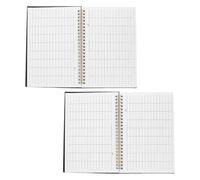 2 Pièces Carnet de Planification Budgétaire Pp Registre Comptable