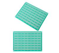 2 Pièces Carte de Circuit Imprimé Fonctionnelle Verte, Cinq Trous | Cuivre Conducteur, Panneau Polyvalent pour Projets Diy, Essais de Circuits, Usage Fiable pour Professionnels Expérimentés
