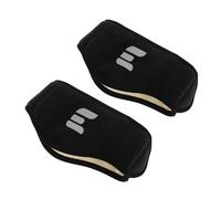 2 Pièces Casque Antibruit de Sommeil Noir en Peluche, Léger | Sonore, Ajustement Souple, Usage Voyage et Travail, Tissu Respirant, Maintien Discret