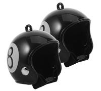 2 Pièces Casque de Sécurité Bande Élastique Réglable Noir PP | Protection les Coups Soleil, Adapté aux Poulets et Petits Perroquets en Plein Air