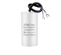 2 pièces CBB60 condensateur de fonctionnement du moteur 450VAC condensateurs de démarrage de la pompe à eau démarrage de la Machine à laver 3uF-80uF(450V45UF)