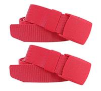 2 Pièces Ceintures tactiques pour hommes en nylon tailles grandes 110 à 170 cm, ceinture utilitaire en toile de 1,5" de large pour grandes tailles avec boucle en plastique