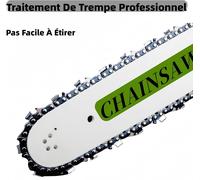 2 Pieces Chaine Tronconneuse 14 Pouces pour SKIL CS4555-10 Kobalt EGO Makita Worx Ryobi 3/8LP 043 52DL