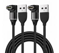 2 Pièces Chargeur Cable Compatible avec Garmin Fenix 8 6 6S Forerunner 90° | Câble de Charge USB A Montre 100cm pour Garmin Vivoactive 5 6 4 3 Venu 2 3 3S 4 Approach S40 S44 S50 S60 S70 Vívomove Trend