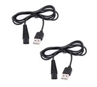 2 Pièces Chargeur Compatible avec Braun Rasoir Électrique Série 9 7 5 3 1, Chargeur Compatible avec Braun Silk Epil 7, 5, 3, et Plus, Adaptateur de Remplacement 12V, Câble d'Alimentation USB 1m