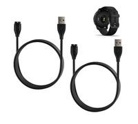 2 Pièces Chargeur Compatible avec pour Garmin Fenix 7 6 5 pour Forerunner 945 935 745 245, pour Vivoactive 3 4, Vivosport, Approach S60, Câble USB avec Micro USB Montre pour Garmin, Charge Rapide