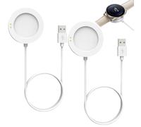 2 Pièces Chargeur Compatible Xiaomi Watch 2/2 Pro/S2 S3/S4/H1 Câble Charge Compatible Xiaomi Watch Magnétique USB 1M, Station de Recharge Rapide et Stable pour Smartwatch Remplacement, Blanc
