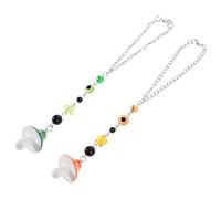 2 Pièces Charme de Téléphone Champignon, Breloque Fleur Chaîne | Mini Accessoire Créatif, Style Minimaliste, Usage Polyvalent, Décor Voiture, Porte-clés et Mobile