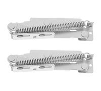 2 Pièces Charnière à Ciseaux 80 Degrés en Acier | Acier Laminé à Froid, Support Stable et Robuste, Usage Polyvalent, Finition Argentée pour Portes et Salons