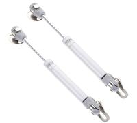 2 Pièces Charnière à Gaz 8 Pouces, Fermeture Douce | Acier Laminé à Froid, Force de Soutien Constante, Accessoires Complets, pour Portes Relevables et Caisses