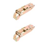 2 Pièces Charnière à Ressort pour Congélateur Coffre en Métal Argenté | Installation Facile, Réparation Rapide, Ressort Escamotable, Adaptée aux Portes de Chambres Froides Professionnelles