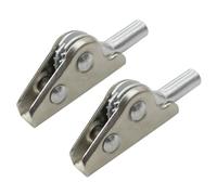 2 Pièces Charnière Articulée pour Canapé Pliant, Acier, Angle 180° | Connexion Sûre, Pose Vissée sans Perçage, pour Siège Inclinable et Conversion de Canapé-lit