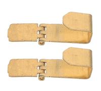 2 Pièces Charnière de Briquet Rectangulaire en Laiton