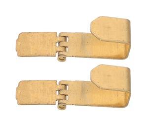2 Pièces Charnière de Briquet Rectangulaire en Laiton