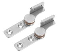 2 Pièces Charnière de Meuble à Couple 2,0 N·m, 90° | Acier Inoxydable 304 Finition Argentée, Type Friction, Maintien en Position, Fermeture Douce, pour Panneaux Rabattables