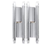 2 Pièces Charnière de Meuble Robuste en Acier Inoxydable | Alliage de Zinc, Axe Fluide Palier Coulissant Plastique, Résistante à L'eau, pour Cadres Bois