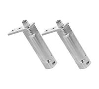 2 Pièces Charnière Inox de Porte Réfrigérateur Congélateur Argenté | Acier Inoxydable Poli, Aide à Restaurer L’étanchéité, Prévention des Fuites D’air, Entretien Domestique ou Professionnel