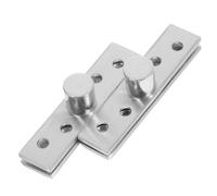 2 Pièces Charnière Invisible Pivotante en Acier Inoxydable 360° | Montage Discret Haut et Bas, Rotation Silencieuse, Charge Max 20kg, pour Placards et Panneaux