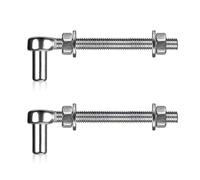 2 Pièces Charniere Portail, M16 X 150 Mm Charnière à Boulon Gond Portail Charniere Porte Lourde Charniere Porte Exterieur Portail de Jardin Portes de Ferme