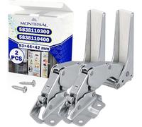 2 Pièces Charniere Porte Refrigerateur 5838110300 5838110400 pour Beko | 221120103/9 pour Aeg pour Electrolux - MONTERAL