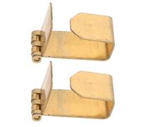 2 Pièces Charnière pour Briquet Rectangulaire en Laiton