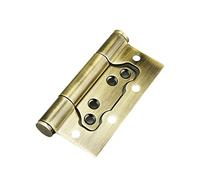 2 pièces charnières, de porte, à roulement billes, invisibles, ressort charnière, fermeture automatique silencieuse positionnement 90 degrés(4 Inch Green Bronze)