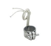 2 pièces chauffe-bande 35 mm diamètre intérieur AC220V 25 mm / 30 mm / 35 mm / 40 mm hauteur 80 W/100 W/120 W/130 W chauffage en acier inoxydable (couleur : 80 W 35 x 25 mm (IDxH), taille : 220 V)