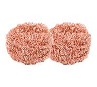 2 Pièces Chiffons De Nettoyage en Cuivre, Boule De Nettoyage en Fil pour La Cuisine, Outils De Tampons De Vaisselle pour Les Casseroles, Les Grils, Les Cuisinières 8 Cm