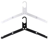 2 Pièces Cintres de Voyage，Porte-VêTements Pliants en Alliage D'Aluminium，pour voyage, extérieur, camping.