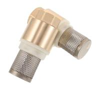 2 Pièces Clapet de Pied de Pompe avec Crépine, Filetage Femelle | Structure à Ressort Unidirectionnelle, Panier Filtre et Grille Interne, pour Puits et Pompes de Puisard